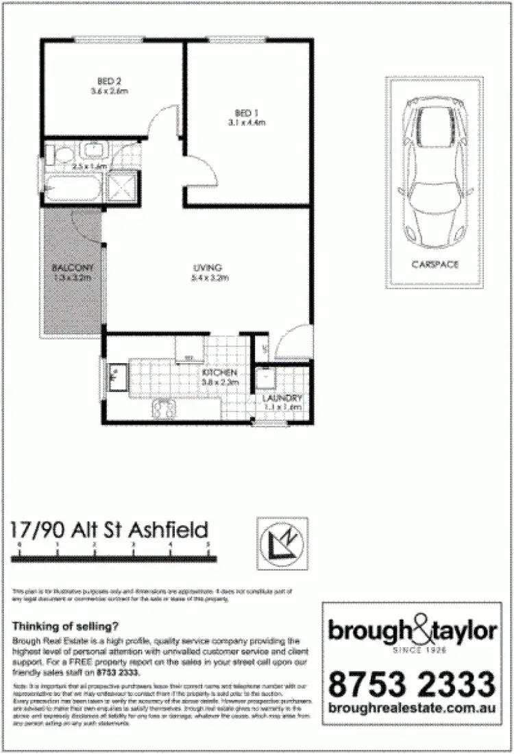 Floorplan of Homely unit listing, 17/90 ALT STREET, Ashfield NSW 2131