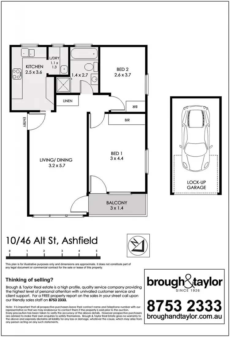 Floorplan of Homely apartment listing, 10/46 Alt Street, Ashfield NSW 2131