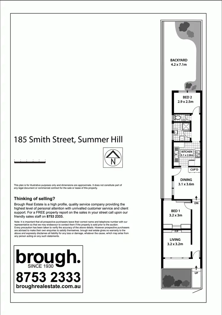 Floorplan of Homely house listing, 185 SMITH STREET, Summer Hill NSW 2130