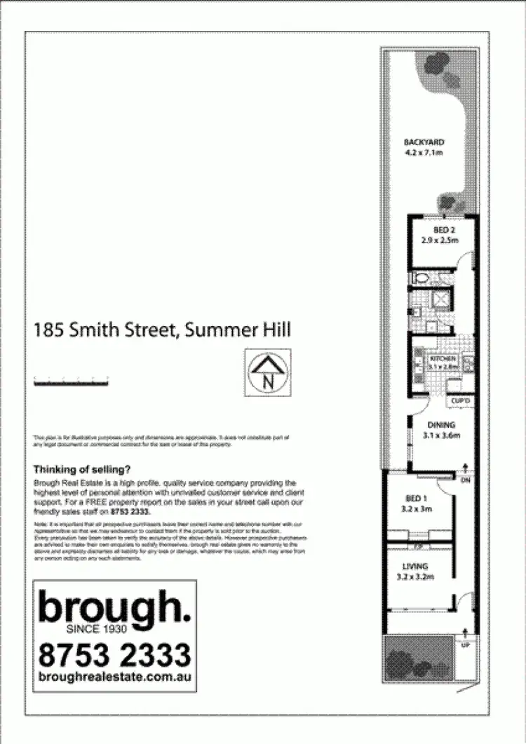 Floorplan of Homely house listing, 185 SMITH STREET, Summer Hill NSW 2130