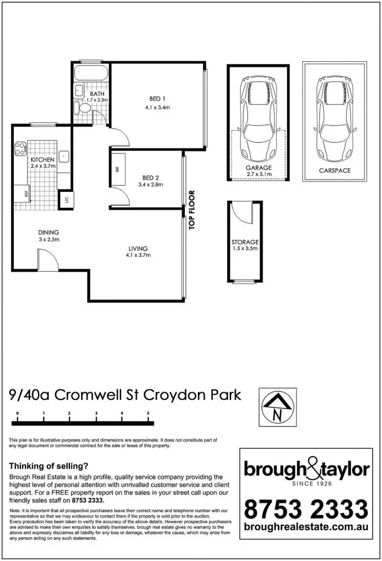 Floorplan of Homely unit listing, 9/40A Cromwell Street, Croydon Park NSW 2133