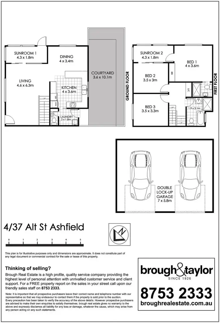 Floorplan of Homely townhouse listing, 4/37 Alt street, Ashfield NSW 2131