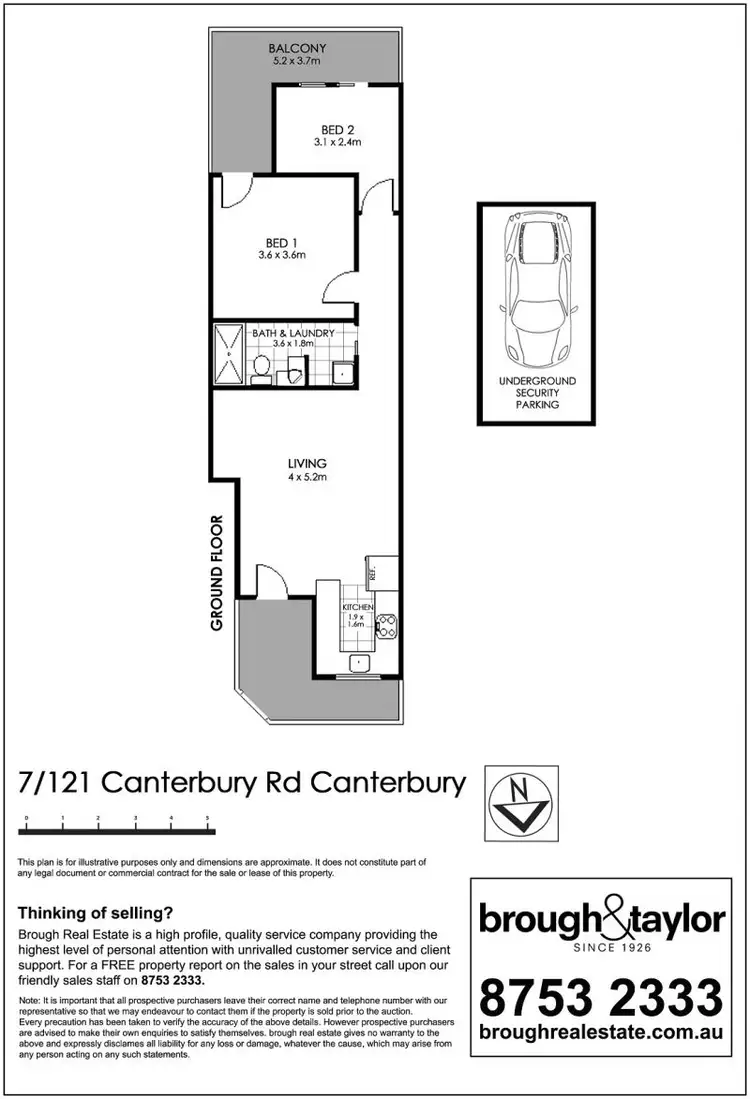Floorplan of Homely apartment listing, 7/121-127 Cnr Canterbury Road & Minter Street, Canterbury NSW 2193