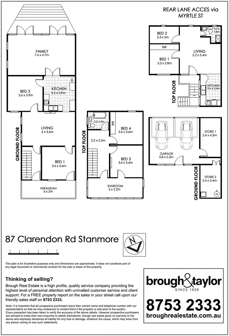 Floorplan of Homely house listing, 87 Clarendon Road, Stanmore NSW 2048
