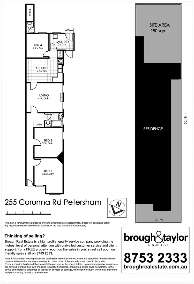 Floorplan of Homely house listing, 255 Corunna Road, Petersham NSW 2049