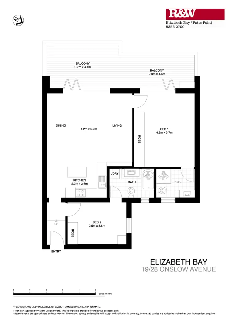Floorplan of Homely apartment listing, 19/28 Onslow Avenue, Elizabeth Bay NSW 2011