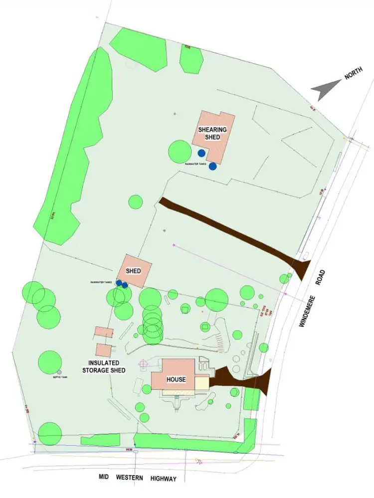 Floorplan of Homely rural property listing, 3 Windemere Road, Robin Hill NSW 2795