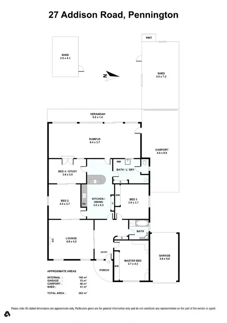 Floorplan of Homely house listing, 27 Addison Road, Pennington SA 5013