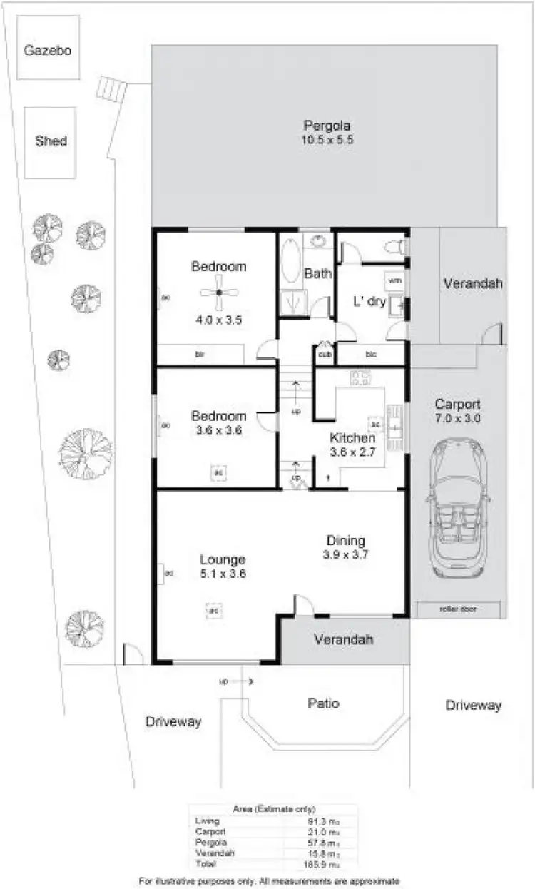 Floorplan of Homely house listing, 2/24 Clubhouse Road, Seacliff Park SA 5049