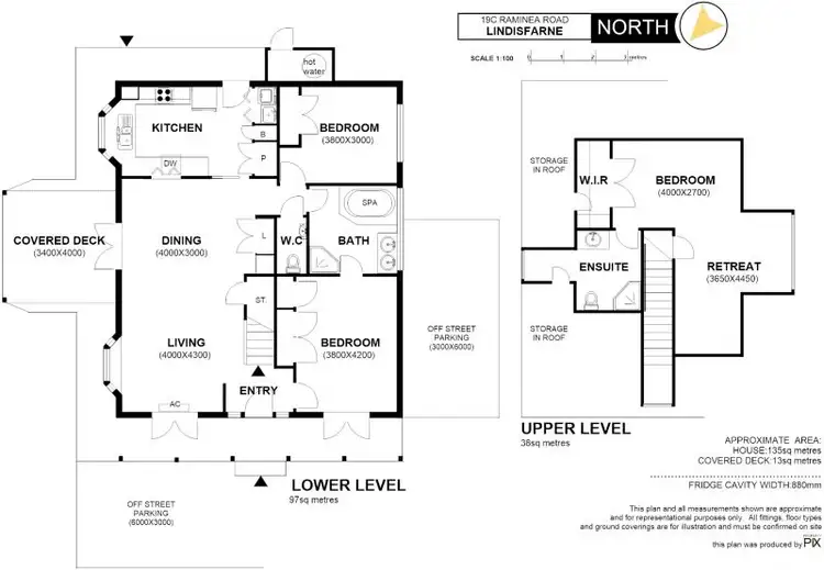Floorplan of Homely house listing, 19C Raminea Road, Lindisfarne TAS 7015