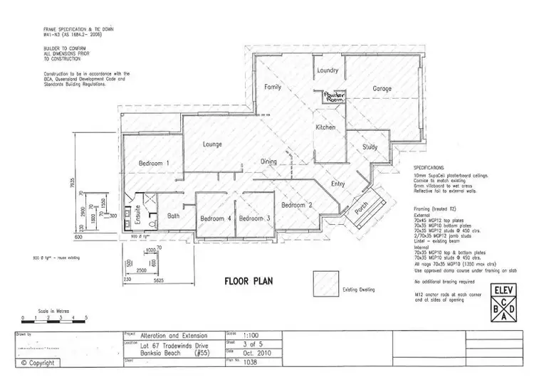 Floorplan of Homely house listing, 55 Tradewinds Drive, Banksia Beach QLD 4507