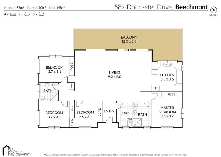 Floorplan of Homely rural property listing, 58a Doncaster Drive, Beechmont QLD 4211