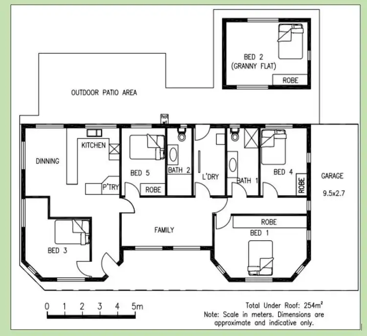 Floorplan of Homely house listing, 15 Templeton Cres, Douglas QLD 4814