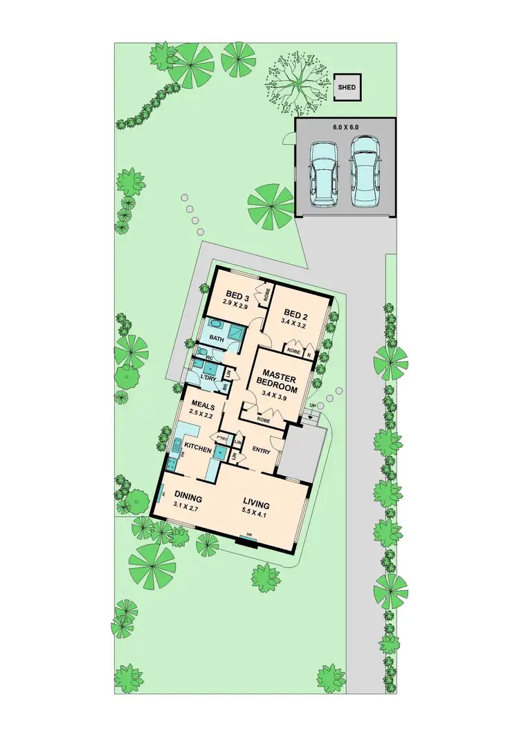 Floorplan of Homely house listing, 12 FITZROY STREET, Kilmore VIC 3764