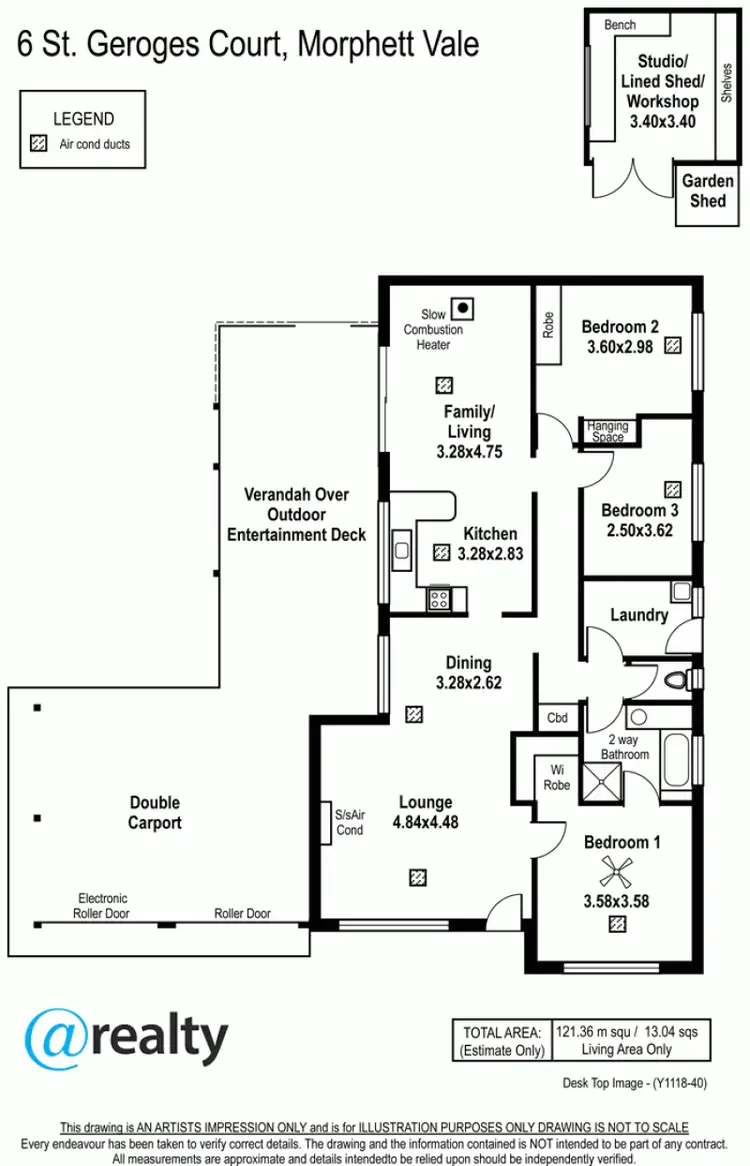 Floorplan of Homely house listing, 6 St Georges Court, Morphett Vale SA 5162