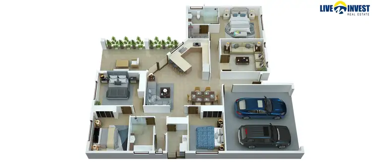 Floorplan of Homely house listing, 38 Bookara Gum Crescent, Mount Low QLD 4818