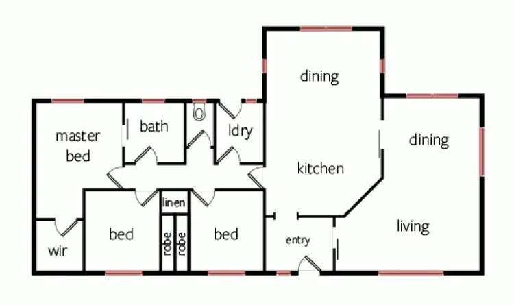 Floorplan of Homely house listing, 2 Burnside Avenue, Dimboola VIC 3414