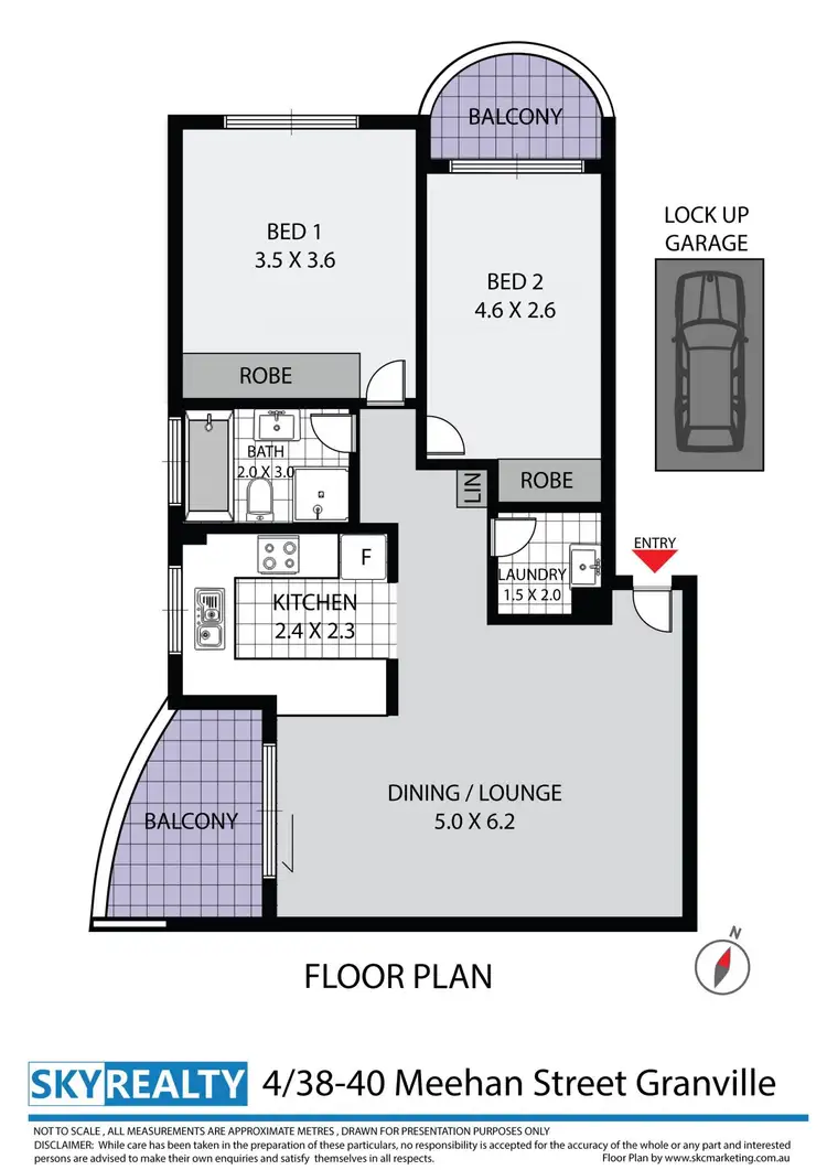 Floorplan of Homely unit listing, 4/38-40 Meehan Street, Granville NSW 2142