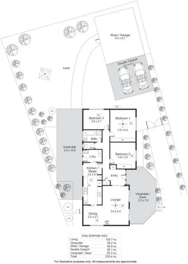Floorplan of Homely house listing, 6 Runyon Court, Reynella SA 5161