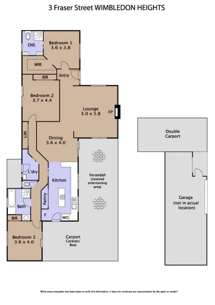 Floorplan of Homely house listing, 3 Fraser Street, Wimbledon Heights VIC 3922