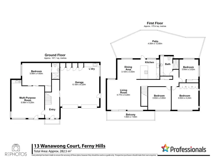 Floorplan of Homely house listing, 13 Wanawong Court, Ferny Hills QLD 4055