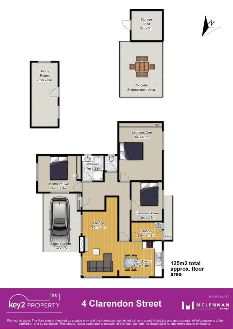 Floorplan of Homely house listing, 4 Clarendon Street, Youngtown TAS 7249