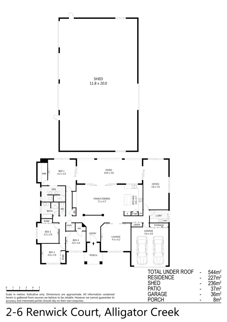 Floorplan of Homely house listing, 2-6 Renwick Court, Alligator Creek QLD 4816