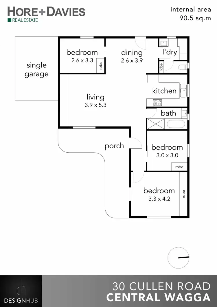 Floorplan of Homely house listing, 30 Cullen Road, Wagga Wagga NSW 2650