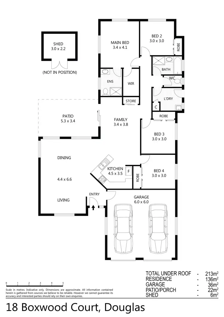 Floorplan of Homely house listing, 18 Boxwood Court, Douglas QLD 4814