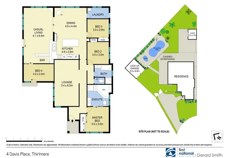 Floorplan of Homely house listing, 4 Davis Place, Thirlmere NSW 2572