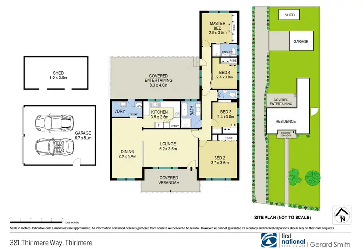 Floorplan of Homely house listing, 381 Thirlmere Way, Thirlmere NSW 2572