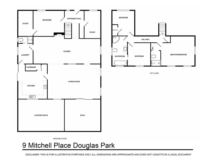 Floorplan of Homely house listing, 9 Mitchell Place, Douglas Park NSW 2569