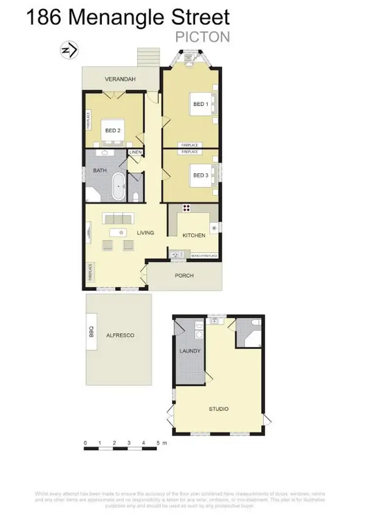 Floorplan of Homely house listing, 186 Menangle Street, Picton NSW 2571