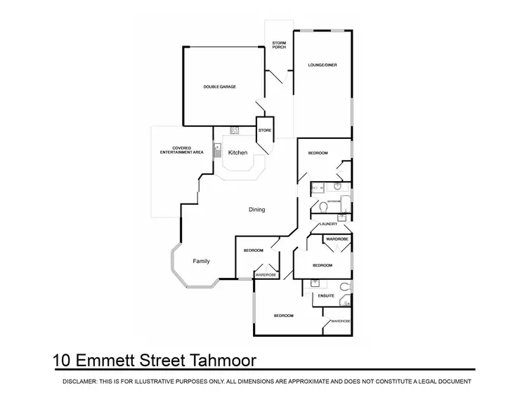 Floorplan of Homely house listing, 10 Emmett Street, Tahmoor NSW 2573