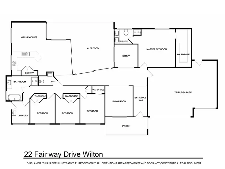 Floorplan of Homely house listing, 22 Fairway Drive, Wilton NSW 2571