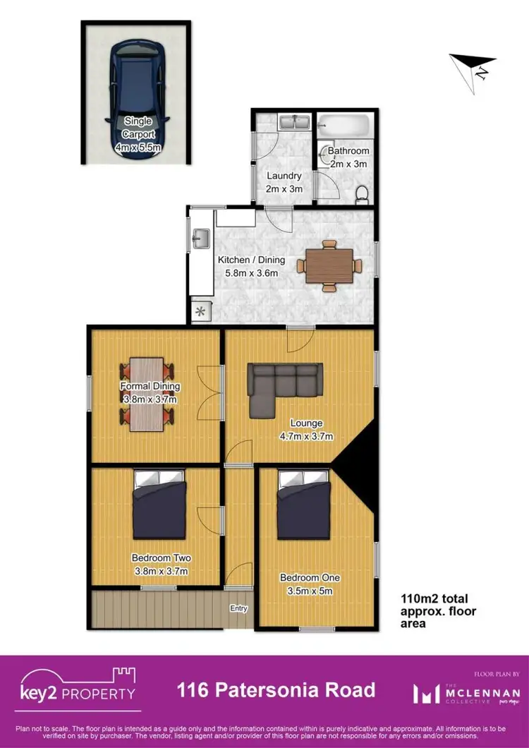 Floorplan of Homely house listing, 116 Patersonia Road, Nunamara TAS 7259