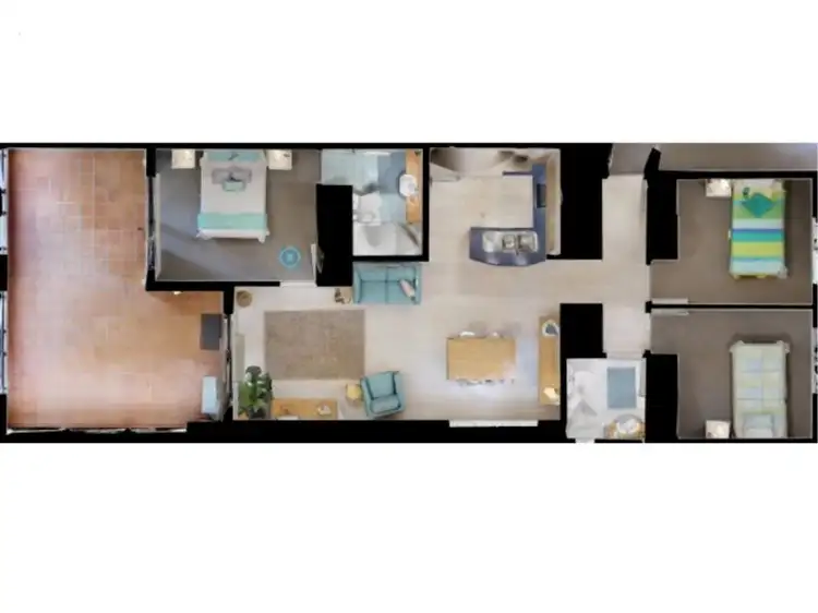 Floorplan of Homely unit listing, 65 Sisley Street, St Lucia QLD 4067
