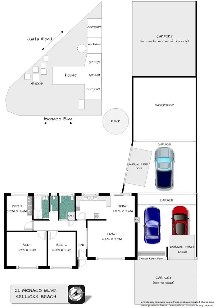 Floorplan of Homely house listing, 22 Monaco Boulevard, Sellicks Beach SA 5174