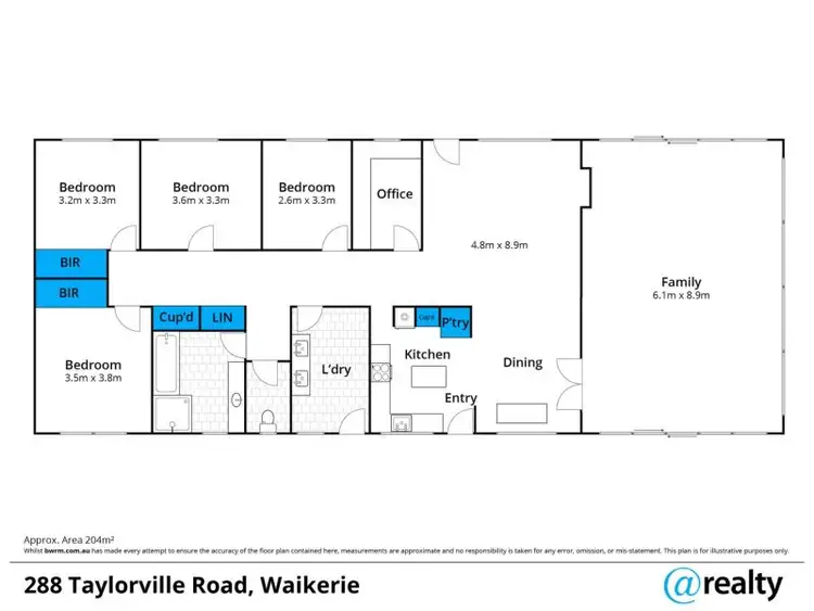 Floorplan of Homely rural property listing, 288 Taylorville Road, Taylorville SA 5330