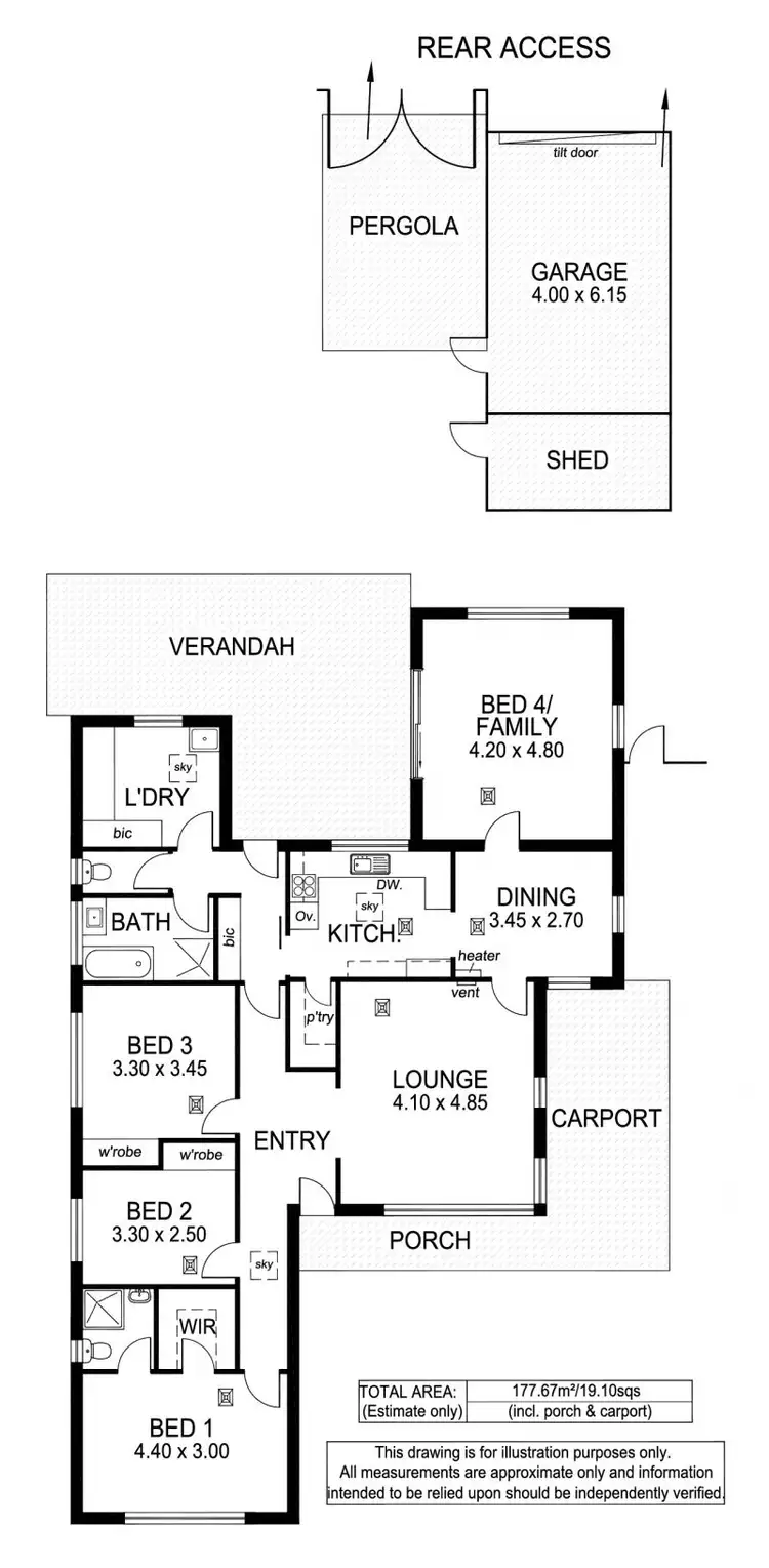 Floorplan of Homely house listing, 22 Day Drive, Pasadena SA 5042