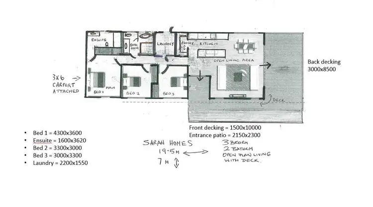 Floorplan of Homely house listing, 16 A Adelaide Road, Tungkillo SA 5236