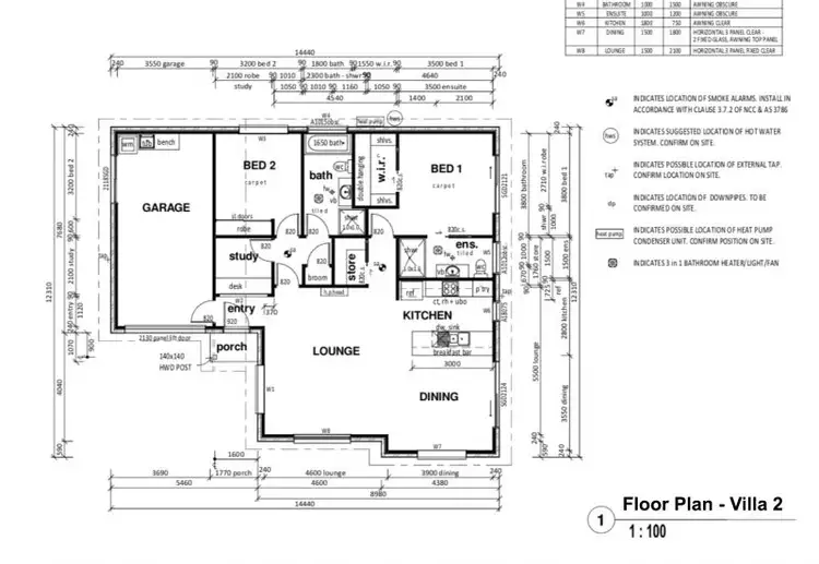 Floorplan of Homely villa listing, 2/1 Tranquil Place, Shearwater TAS 7307