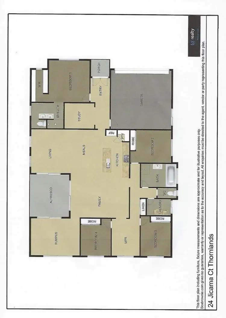 Floorplan of Homely house listing, 24 Jicama Court, Thornlands QLD 4164
