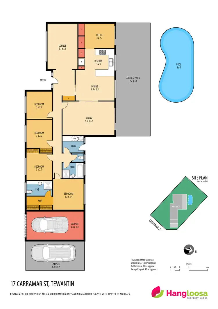 Floorplan of Homely house listing, 17 Carramar Street, Tewantin QLD 4565