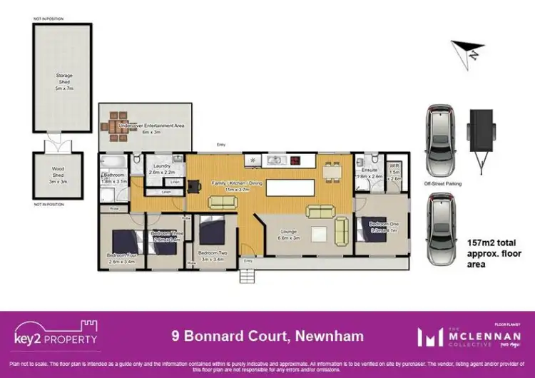 Floorplan of Homely house listing, 9 Bonnard Court, Newnham TAS 7248