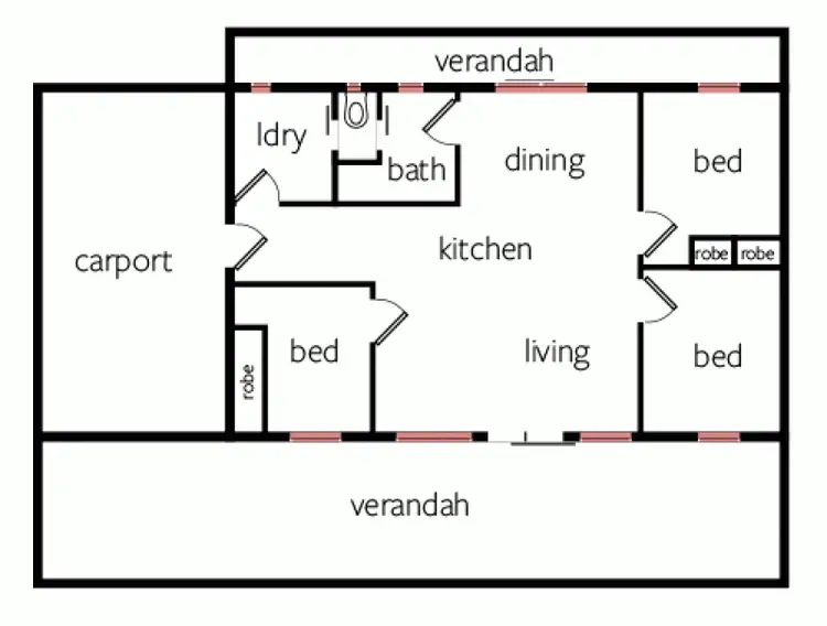 Floorplan of Homely house listing, 3153 Natimuk-Hamilton Road, Toolondo VIC 3401