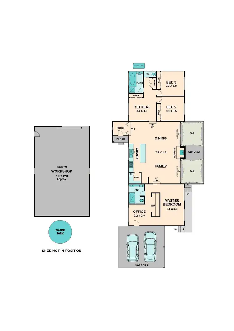 Floorplan of Homely house listing, 310 Clonbinane Road, Clonbinane VIC 3658