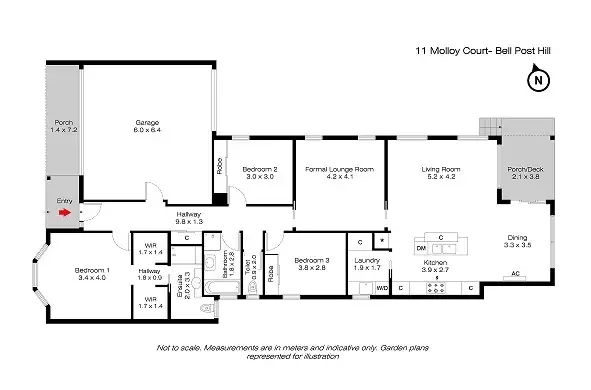 Floorplan of Homely house listing, 11 Molloy Court, Bell Post Hill VIC 3215