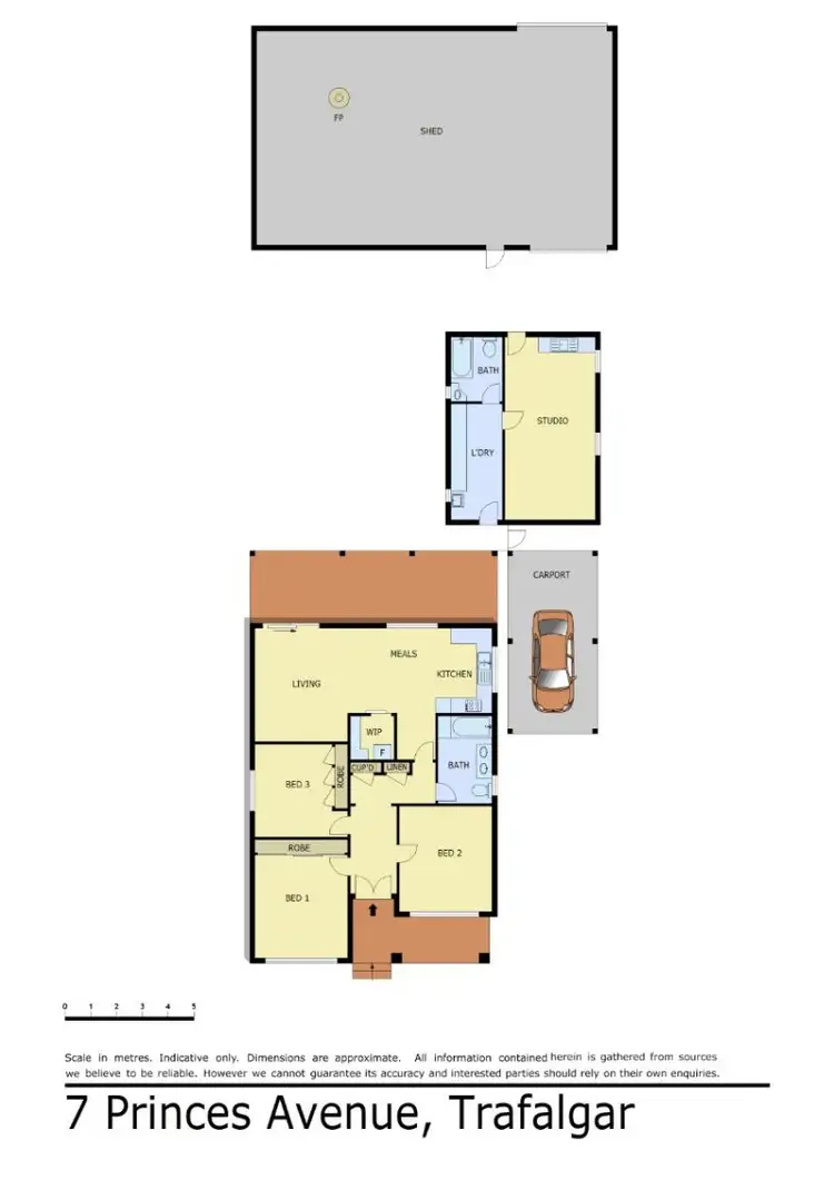 Floorplan of Homely house listing, 7 Princes Avenue, Trafalgar VIC 3824