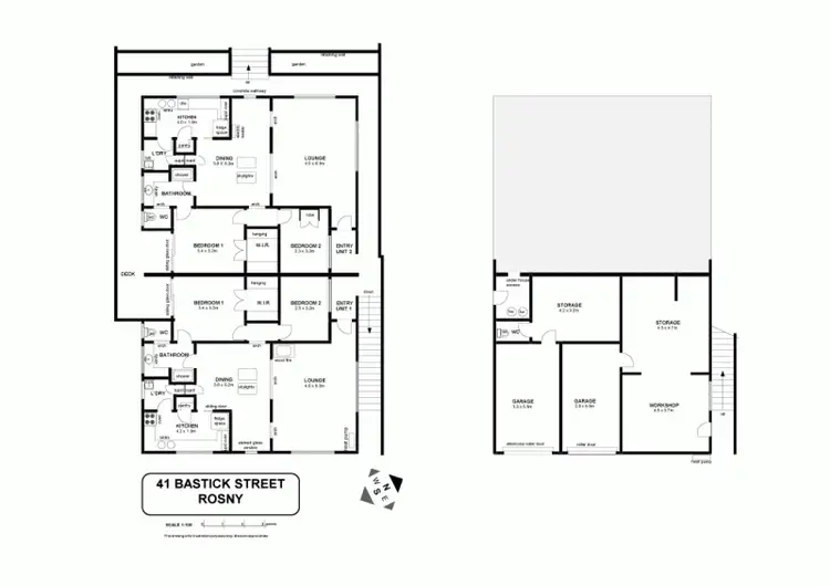 Floorplan of Homely house listing, 41 Bastick Street, Rosny TAS 7018